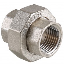 Сгон прямой разъемный (американка) ВВ внутренняя резьба 1/2" (Valtec VT 340) уп 10 шт