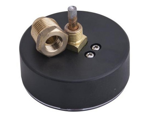 Термоманометр Gappo аксиальный в комплекте с автоматическим запорным клапаном 1/2" x 6 бар