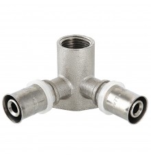 Пресс-тройник с креплением ВР 16*1/2" внутренняя резьба (Valtec) VTm.234