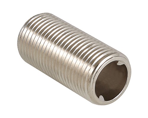 Ниппель под сгонный ключ НН 3/4" Никель (VT 651)