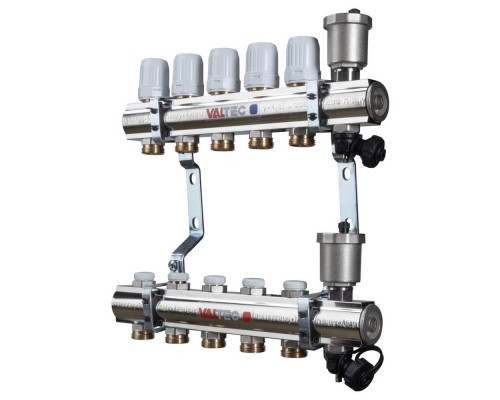 Коллекторная группа в сборе 6 вых. * 1 1/4" Евроконус 3/4" (VTc.594EMNX)