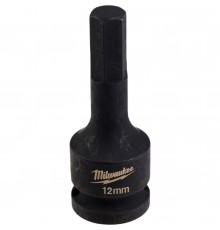 Головка Milwaukee 1/2" ударная SHOCKWAVE с рабочей частью HEX12