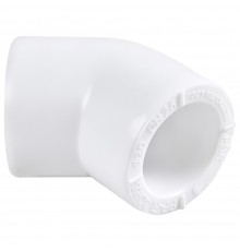 Угольник полипропиленовый PPRC 32х45гр. РВК, белый (уп. 40 шт)