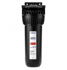 Корпус фильтра, SL10, внутренняя резьба 3/4", для горячей воды, черный корпус, Гейзер (50547)