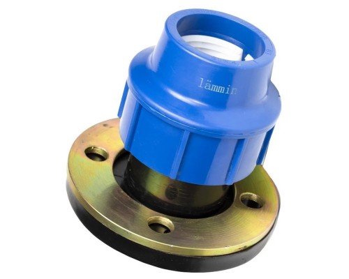 Фланцевое соединение ПНД компрессионное 90*3" с металлич. фланцем