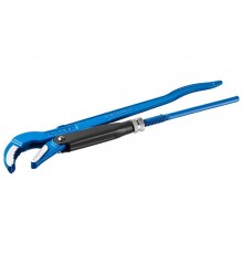 Ключ трубный рычажный ЗУБР "Эксперт", изогнутые губки, цельнокованный №0, 1/2"