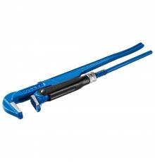 Ключ трубный рычажный ЗУБР "Эксперт", прямые губки, цельнокованный №1, 1"