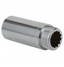 Удлинитель Gappo ВР-НР хромированный 1" х 15 мм