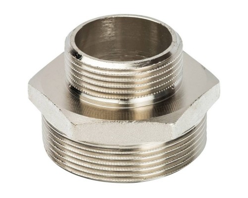 Ниппель STOUT НН переходной никелированный 2X1"1/4 SFT-0004-002114