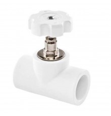 Вентиль TEBO бел. PP-R в сборе 75х90 (1/4), арт. 030060308