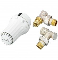 Комплект термостатический угловой RA-FN/RAE/RLV-S 1/2 (Danfoss) (013G5083)