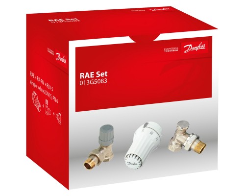 Комплект термостатический угловой RA-FN/RAE/RLV-S 1/2 (Danfoss) (013G5083)