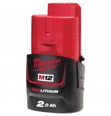 Аккумулятор Milwaukee M12 B2 (Li-Ion2Ач) 4932430064