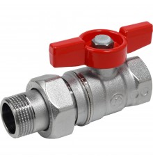 Кран шаровой Giacomini с накидной гайкой (Американка) Ду 20 бабочка