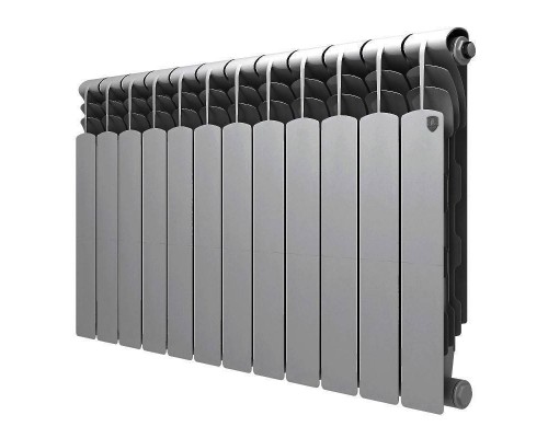 Радиатор Royal Thermo Revolution Bimetall 500 2.0/Silver Satin – 12 секц.