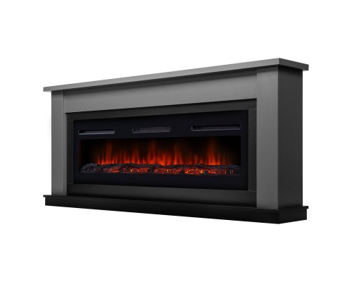 Каминокомплект:Очаг Electrolux Infinity EFP/P-1600ULS, портал Canto Long графит, черный