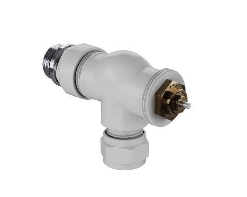 Набор термостатический осевой Royal Thermo Design Pro 15мм М30х1,5 (Белый)