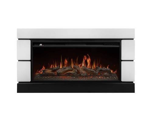 Каминокомплект: Очаг Royal Thermo Aurora RTFP/P-AR40LS, портал Moderno 42/40/36, белый Каминокомплект: Очаг Royal Thermo Aurora RTFP/P-AR40LS, портал Moderno 42/40/36, белый