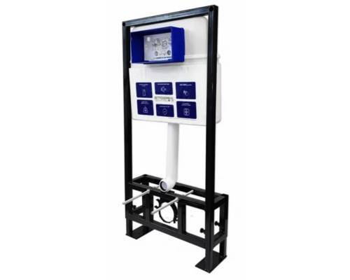 Инсталляция для унитаза BETTOSERB sava free standing, клавиша смыва twin хром матовый Инсталляция для унитаза BETTOSERB sava free standing, клавиша смыва twin хром матовый