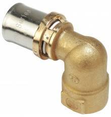 Угольник-пресс Giacomini латунь ВР 16x1/2", RM129Y033