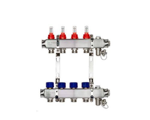 Комплект коллекторов РИДАН SSM-10RF set с расход.,кроншт.,руч.воздух.,слив.кран. и торц.заглуш. Комплект коллекторов РИДАН SSM-10RF set с расход.,кроншт.,руч.воздух.,слив.кран. и торц.заглуш.