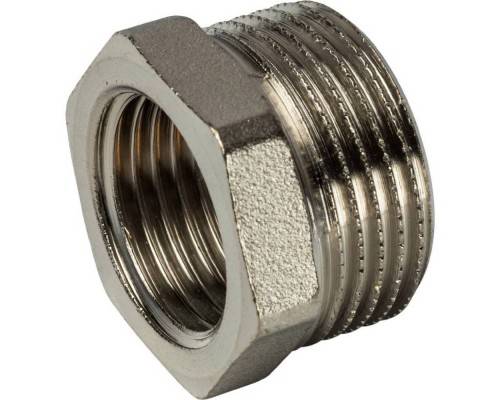 Футорка STOUT никелированная 3/4" х1/2" Футорка STOUT никелированная 3/4" х1/2"