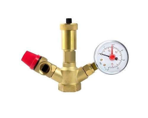 Группа VIEIR безопасности котла мини 1" 1,5 БАР 120С Латунь (20/1) AQ1123A Группа VIEIR безопасности котла мини 1" 1,5 БАР 120С Латунь (20/1) AQ1123A