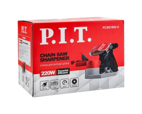 Станок P.I.T. для заточки цепи PCSS1002-C (220Вт, 7500об/мин, 100х10х3,2мм)