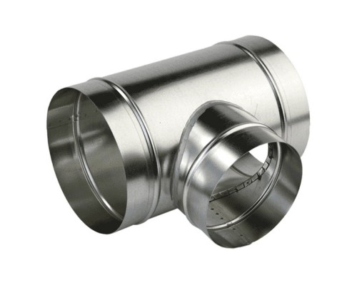 Тройник НЕОКЛИМАТ оцинкованный 90 D 125/100 0,5 мм