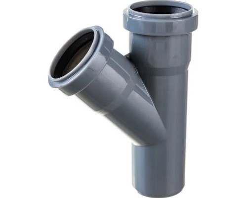 Тройник Политэк Пайп 50х50/45гр. ВК (50)