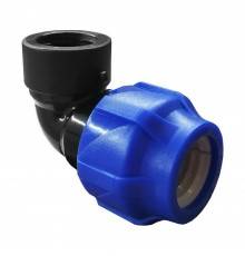 Отвод компрессионный с внутренней резьбой 32х1/2" (Valfex) (80/20)
