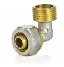 Уголок VIEIR цанговый L16x1/2" НР (200/10) MPLM163