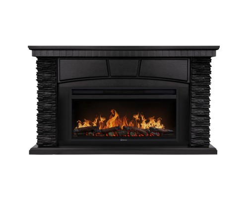 Каминокомплект: Очаг Electrolux EFP/P-3620LS, портал Porto 42/40/36 камень чер. шп. венге