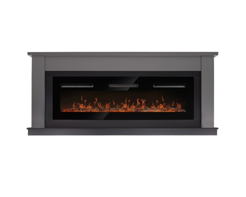 Каминокомплект: Очаг Electrolux Infinity EFP/P-1600ULS N, портал Canto Long графит, черный