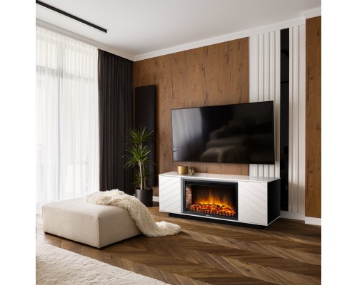 Портал Firelight Como 30 белый, черный, р/в Портал Firelight Como 30 белый, черный, р/в