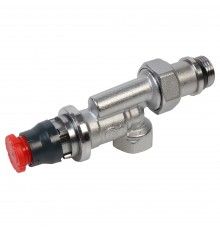 Клапан термостатический Giacomini угловой динамич. осевой 1/2", R415DBX033