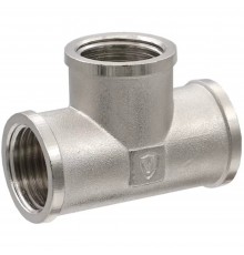 Тройник VIEIR ВВВ 11/4"х1"х11/4" никел. TFN656