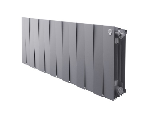 Радиатор биметаллический Royal Thermo PianoForte 300 Серебристый - 14 секц.