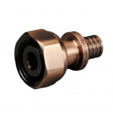 Муфта ONE PLUS с накидной гайкой под евроконус 20х3/4 латунь акс.