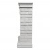Каминокомплект: Очаг Electrolux EFP/P-3020LS N, портал Bricks 30 камень белый, белая эмаль