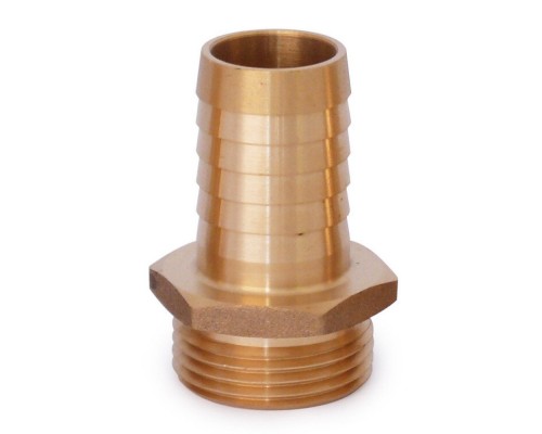 Штуцер BELAMOS ST1" - 3/4" латунь, резьба/ёлочка