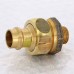 Муфта разъемная пресс-Н плоская прокладка бронза Profipress G VIEGA 18x1/2"