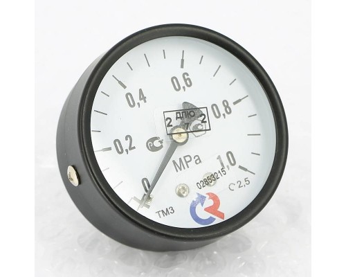 Манометр Росма ТМ-310 Т.00 63/10 (1/4", 0-10 бар, 2,5) аксиальный