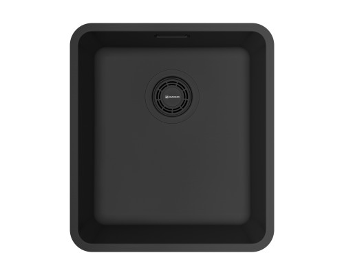 Omoikiri Omi 37-U/I Ultra GB Кухонная мойка из нержавеющей стали 37x17,9 см, цвет: графит 4997416