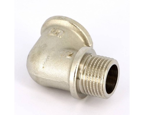 Угол НВ никелированный Uni-Fitt 1/2" с упором Угол НВ никелированный Uni-Fitt 1/2" с упором