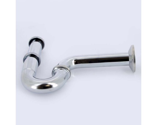 Сифон трубный c горизонтальным отводом хромированный VIEGA