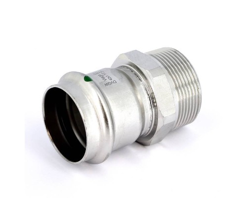 Муфта пресс-Н нержавеющая сталь Sanpress Inox VIEGA 42х1 1/2" Муфта пресс-Н нержавеющая сталь Sanpress Inox VIEGA 42х1 1/2"