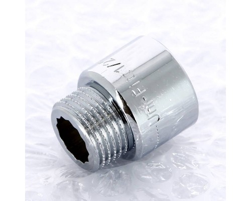 Удлинитель НВ хромированный UNI-FITT 1/2"x20мм Удлинитель НВ хромированный UNI-FITT 1/2"x20мм