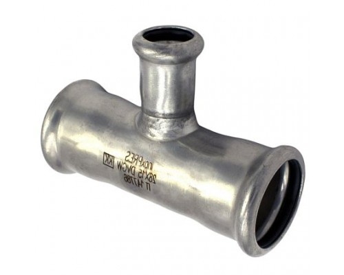 Тройник перех нерж AISI316L Дн54х22х54 Ру16 пресс Inoxpres RM 192054022 Тройник перех нерж AISI316L Дн54х22х54 Ру16 пресс Inoxpres RM 192054022
