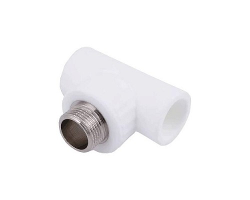 Тройник PP-R бел комб Дн25х1/2" НР PRO VALFEX 10128125-PRO